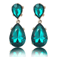 Load image into Gallery viewer, Crystal Drop Earrings
