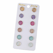 Load image into Gallery viewer, Mixed Color Fashion Stud Earring Sets