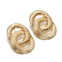 Load image into Gallery viewer, Gold Color Maxi Statement Earrings